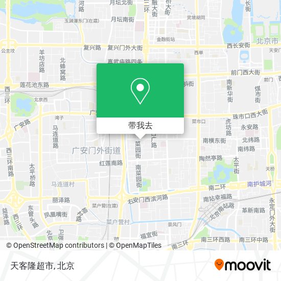 天客隆超市地图