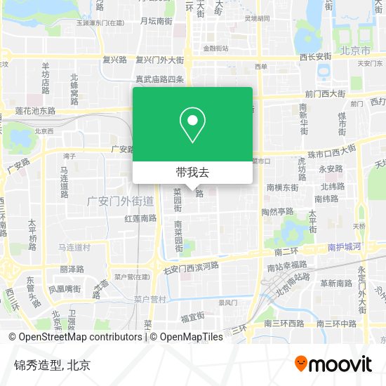 锦秀造型地图