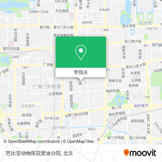 芭比堂动物医院爱迪分院地图
