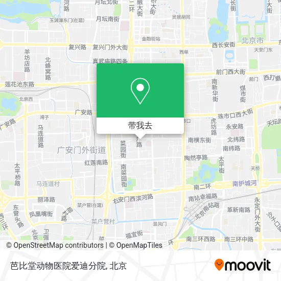 芭比堂动物医院爱迪分院地图