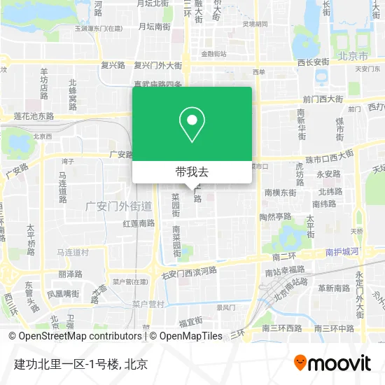 建功北里一区-1号楼地图