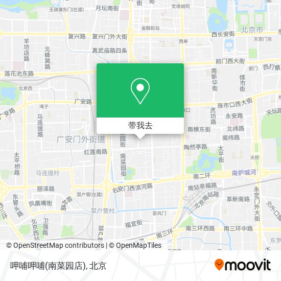 呷哺呷哺(南菜园店)地图