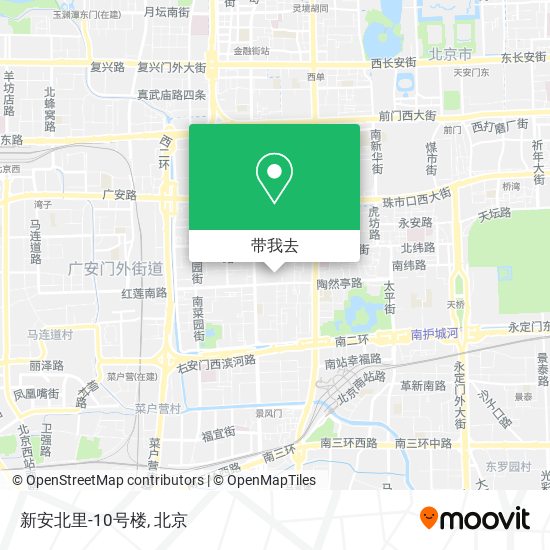 新安北里-10号楼地图