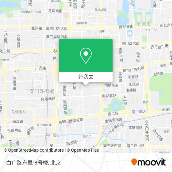 白广路东里-8号楼地图