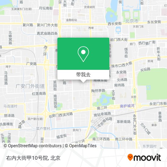 右内大街甲10号院地图