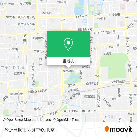 经济日报社-印务中心地图
