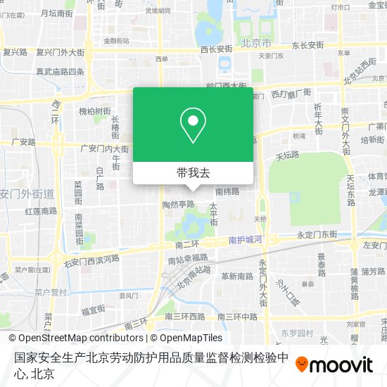 国家安全生产北京劳动防护用品质量监督检测检验中心地图
