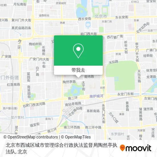 北京市西城区城市管理综合行政执法监督局陶然亭执法队地图