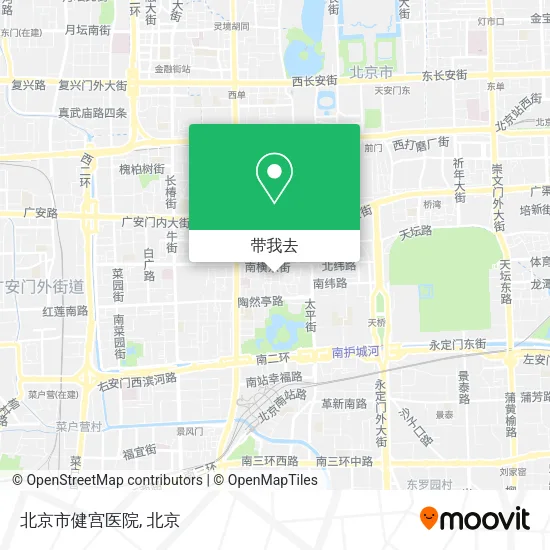 北京市健宫医院地图