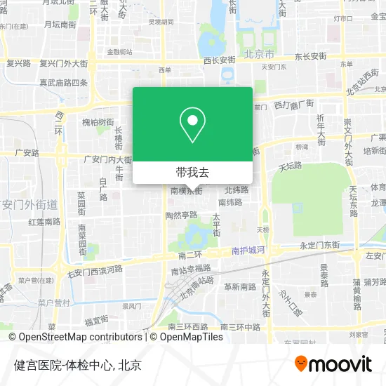 健宫医院-体检中心地图
