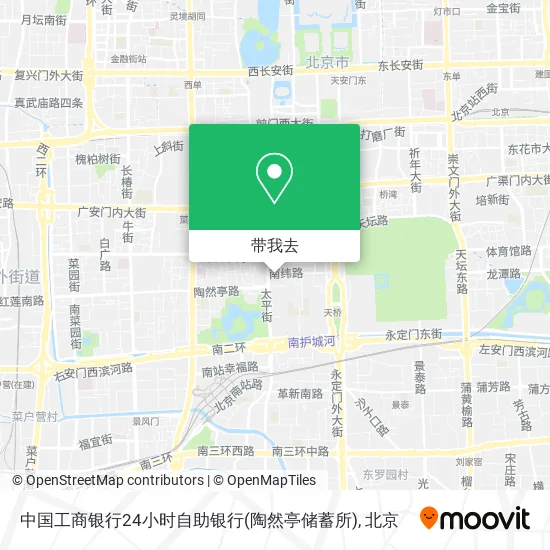 中国工商银行24小时自助银行(陶然亭储蓄所)地图