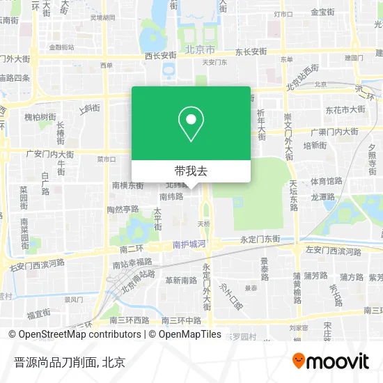 晋源尚品刀削面地图