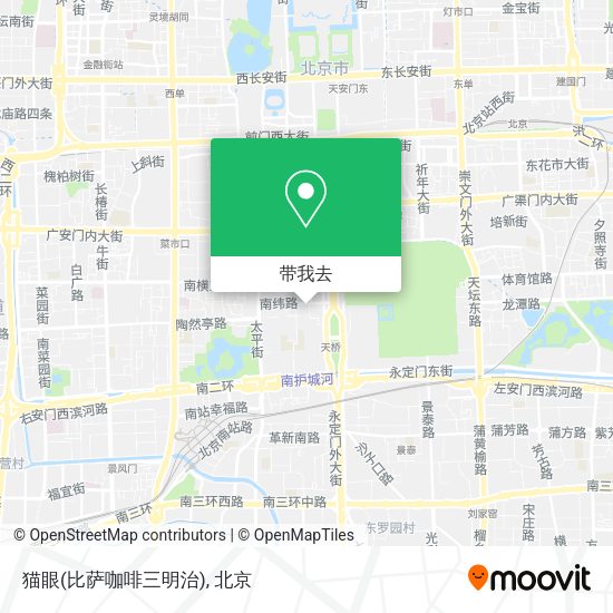 猫眼(比萨咖啡三明治)地图