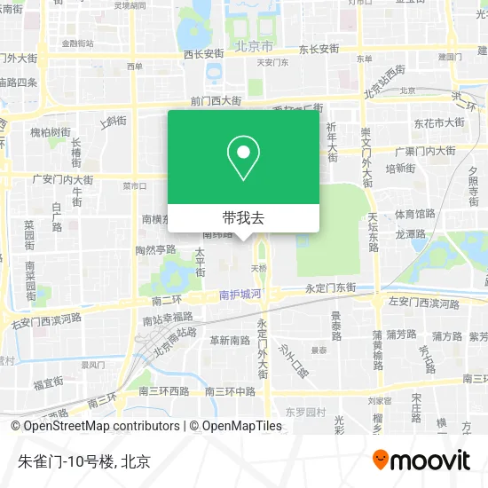 朱雀门-10号楼地图