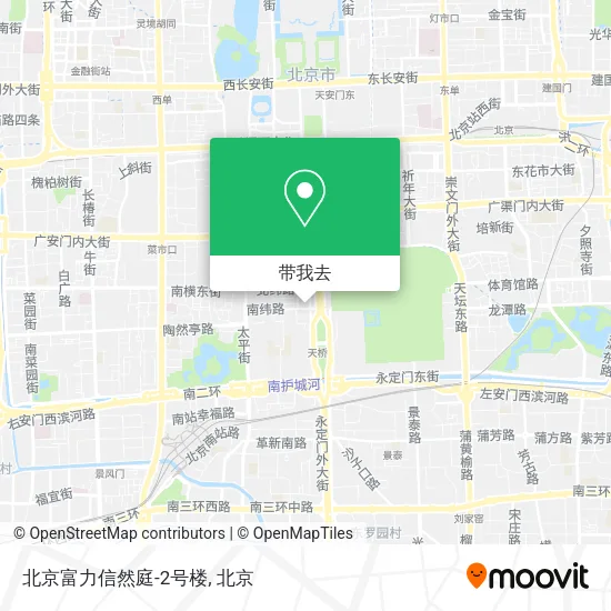 北京富力信然庭-2号楼地图