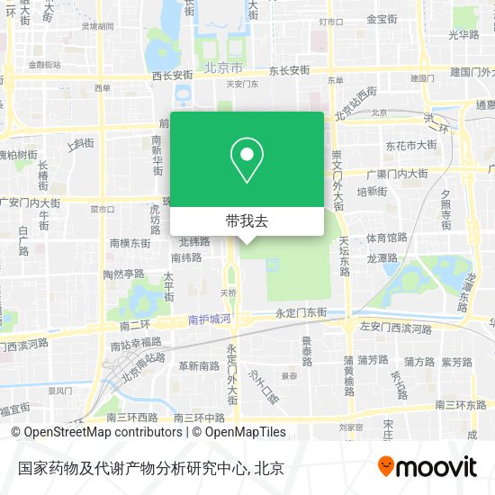 国家药物及代谢产物分析研究中心地图