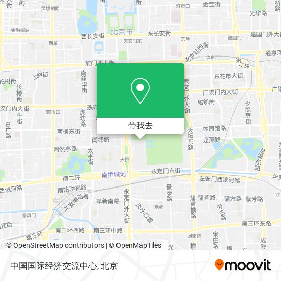 中国国际经济交流中心地图