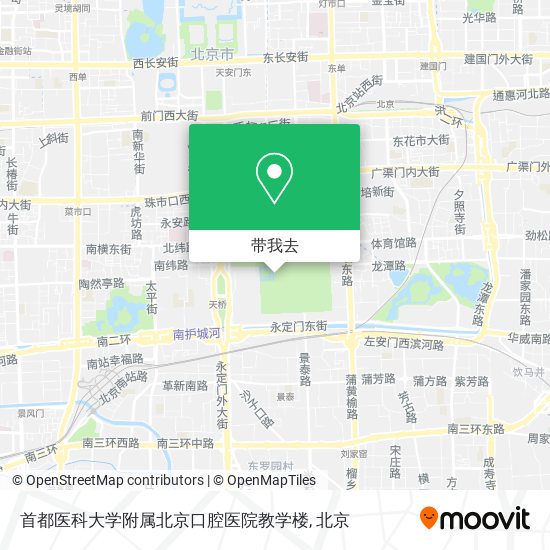 首都医科大学附属北京口腔医院教学楼地图