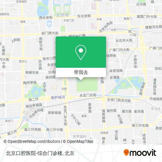 北京口腔医院-综合门诊楼地图