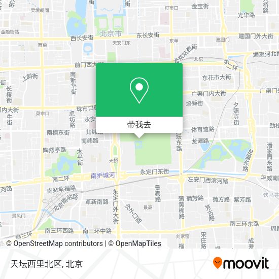天坛西里北区地图