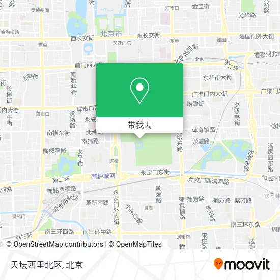 天坛西里北区地图