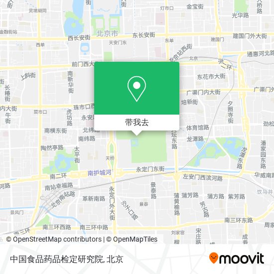 中国食品药品检定研究院地图