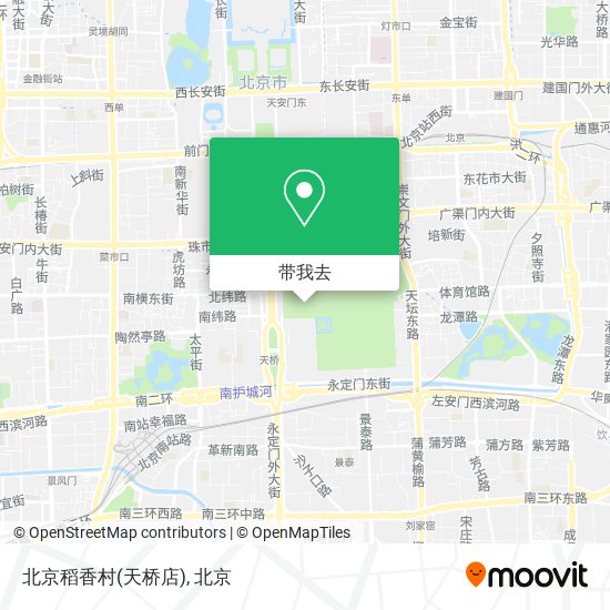 北京稻香村(天桥店)地图