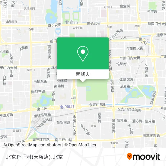 北京稻香村(天桥店)地图