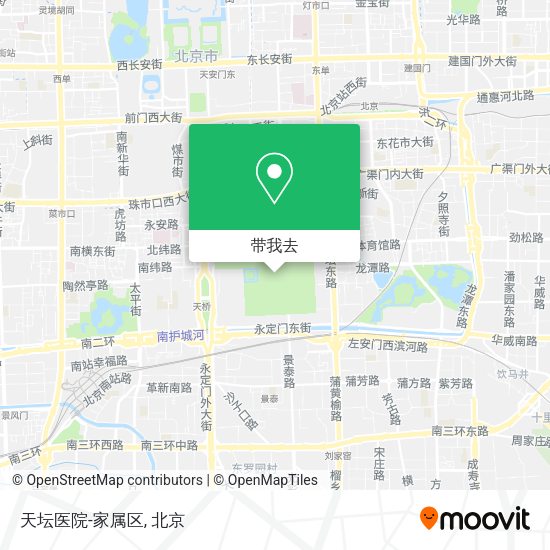 天坛医院-家属区地图