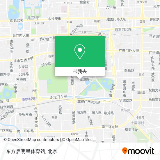 东方启明星体育馆地图