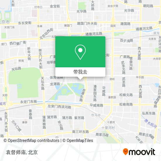袁督师庙地图