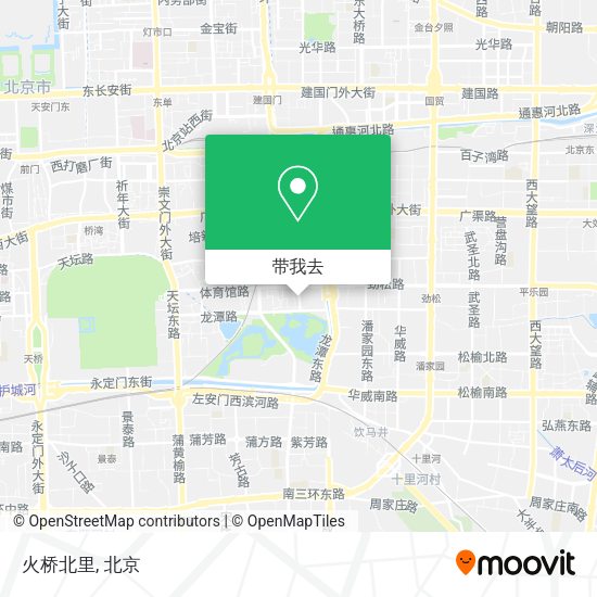 火桥北里地图
