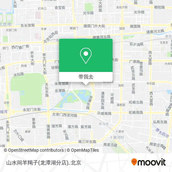 山水间羊羯子(龙潭湖分店)地图