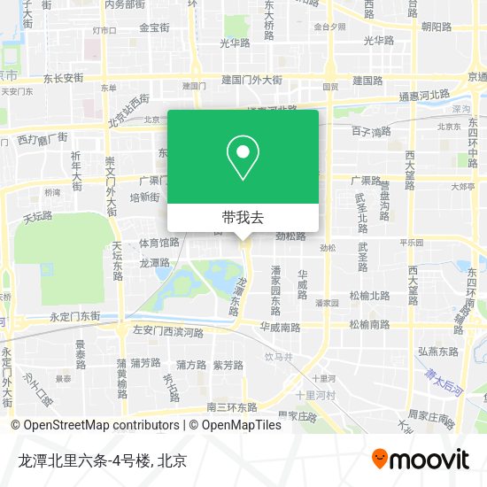 龙潭北里六条-4号楼地图