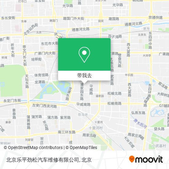北京乐平劲松汽车维修有限公司地图