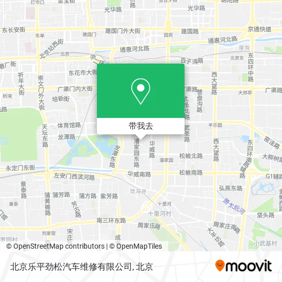 北京乐平劲松汽车维修有限公司地图