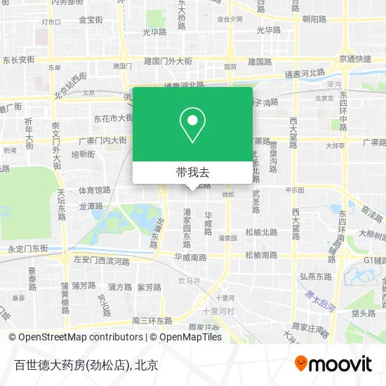 百世德大药房(劲松店)地图