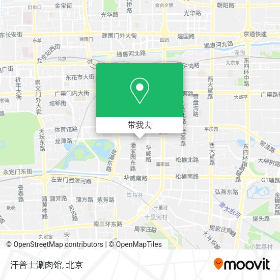 汗普士涮肉馆地图