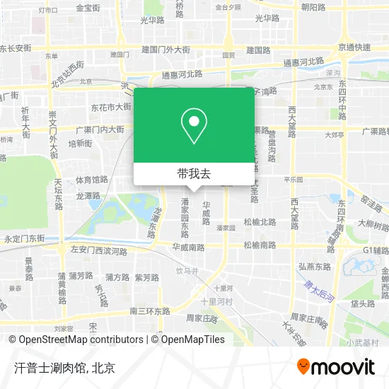 汗普士涮肉馆地图