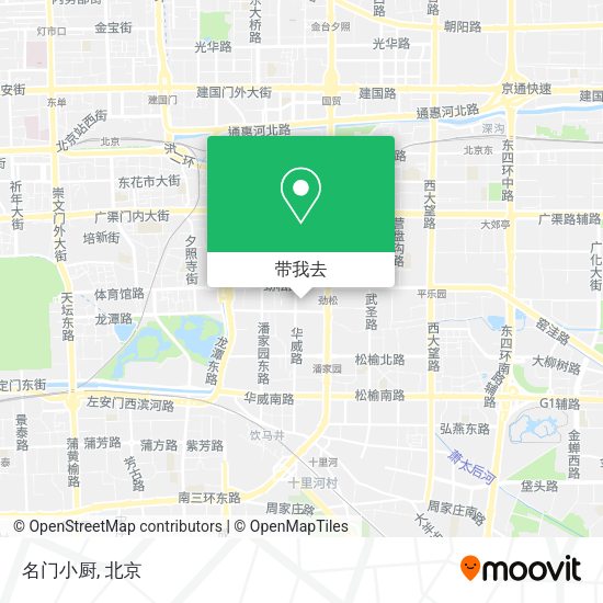 名门小厨地图