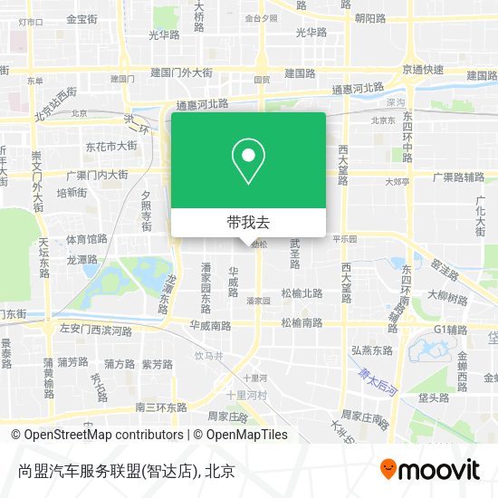 尚盟汽车服务联盟(智达店)地图
