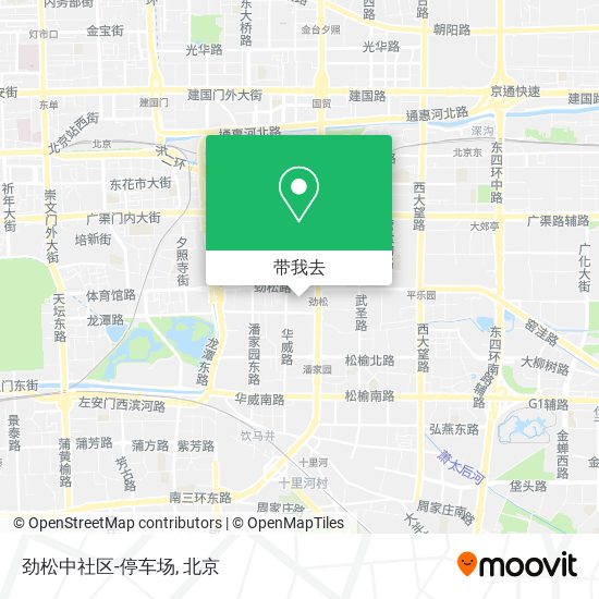 劲松中社区-停车场地图