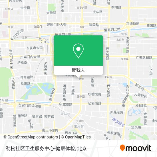 劲松社区卫生服务中心-健康体检地图