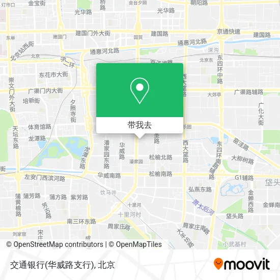 交通银行(华威路支行)地图