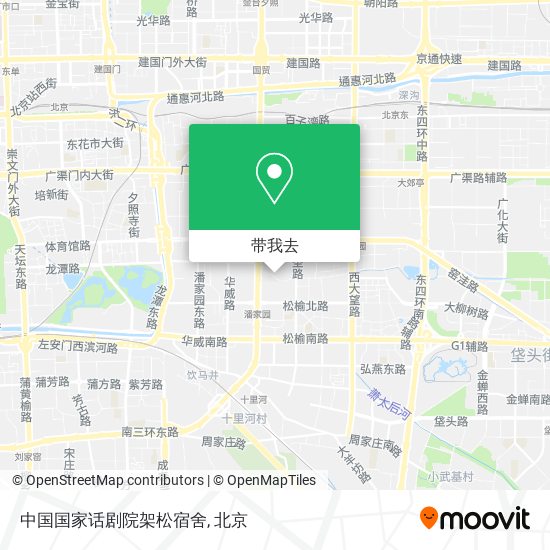 中国国家话剧院架松宿舍地图