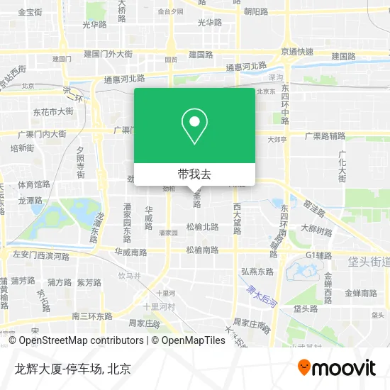 龙辉大厦-停车场地图