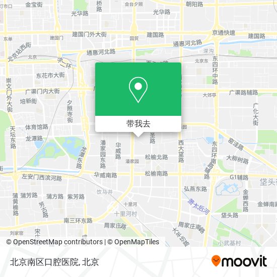 北京南区口腔医院地图