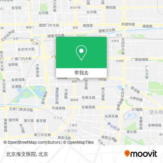 北京海文医院地图