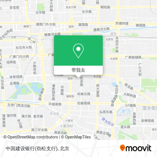 中国建设银行(劲松支行)地图