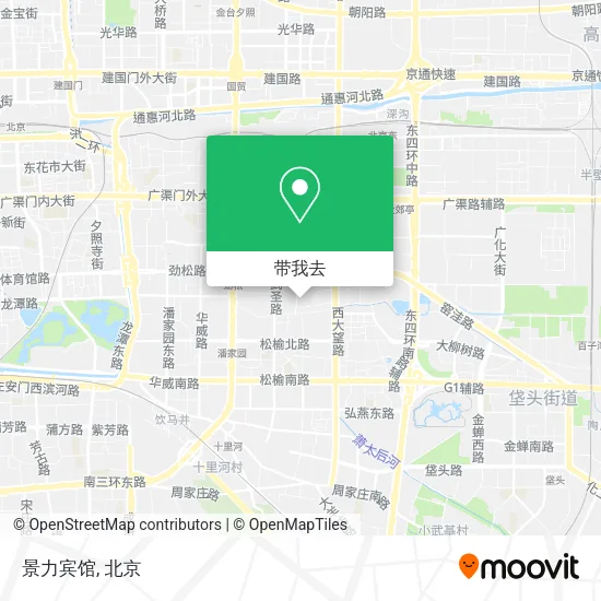 景力宾馆地图